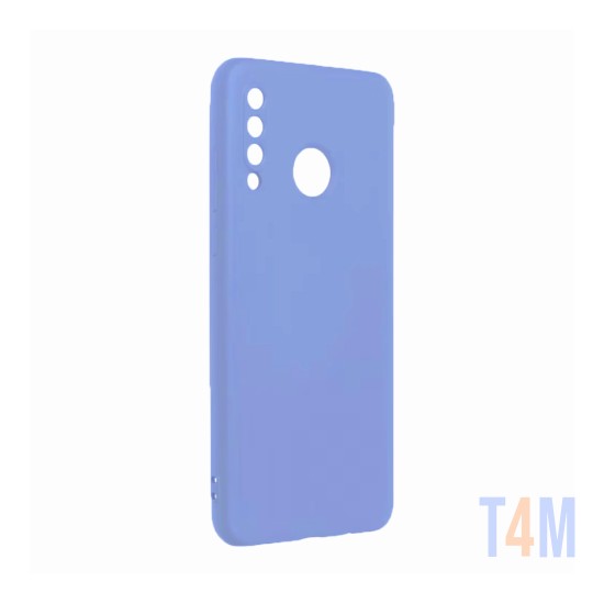 Capa de Silicone com Moldura de Câmera Para Huawei P30 Lite Roxo